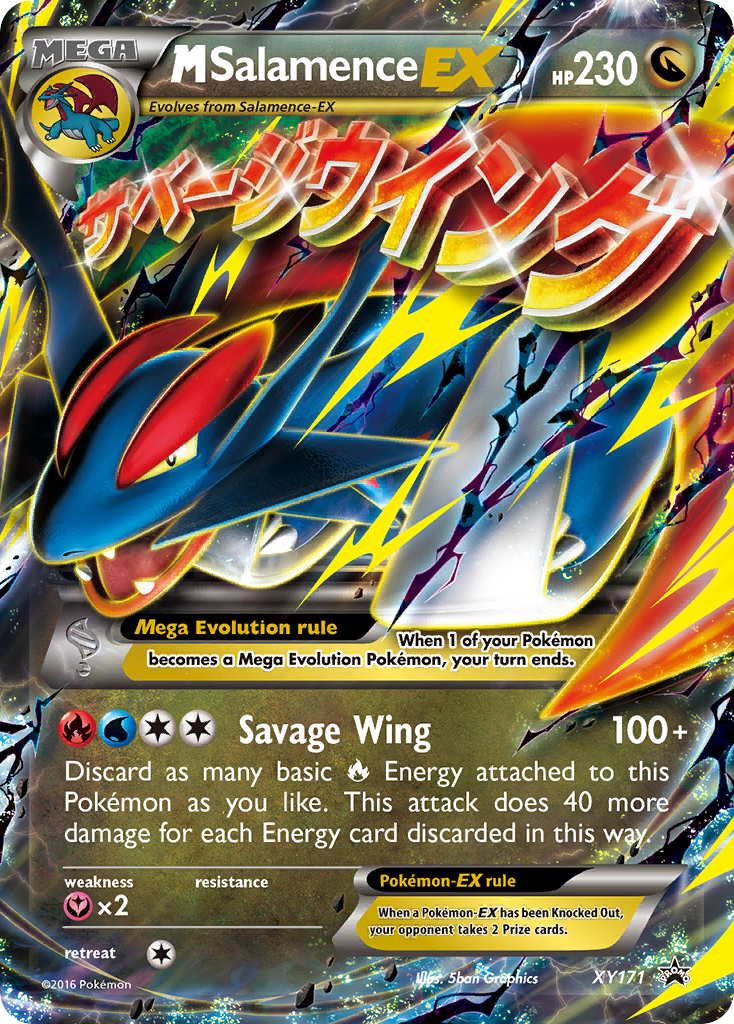 M Salamence EX (XY171) [XY: Black Star Promos] | Card Citadel