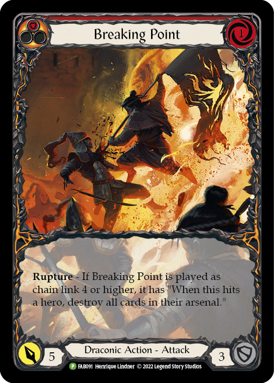 Breaking Point (Extended Art) [FAB091] (Promo)  Rainbow Foil | Card Citadel