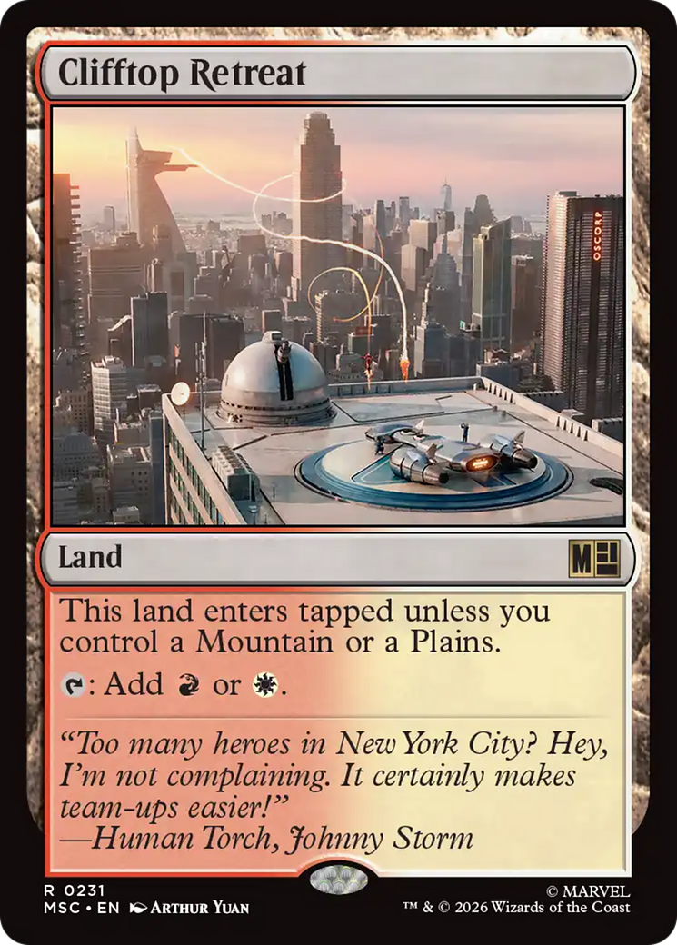 Clifftop Retreat [Marvel Super Heroes Commander] | Card Citadel