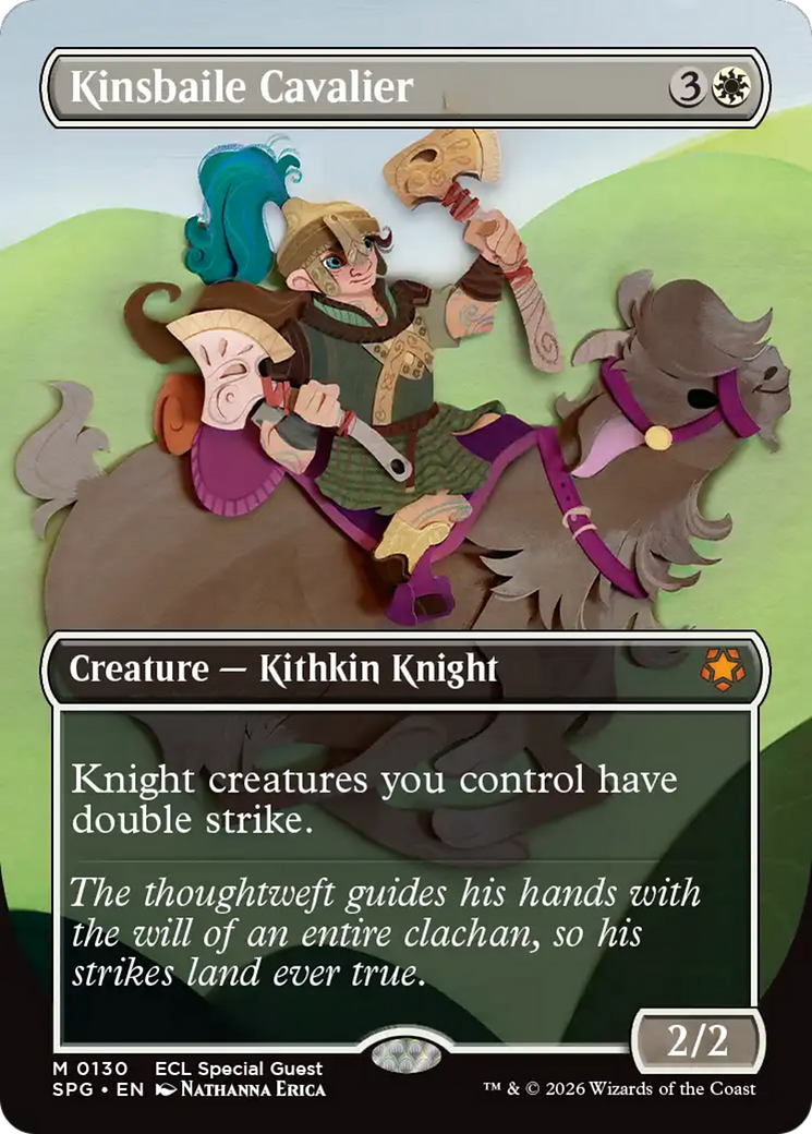 Kinsbaile Cavalier (Borderless) [Lorwyn Eclipsed Special Guests] | Card Citadel