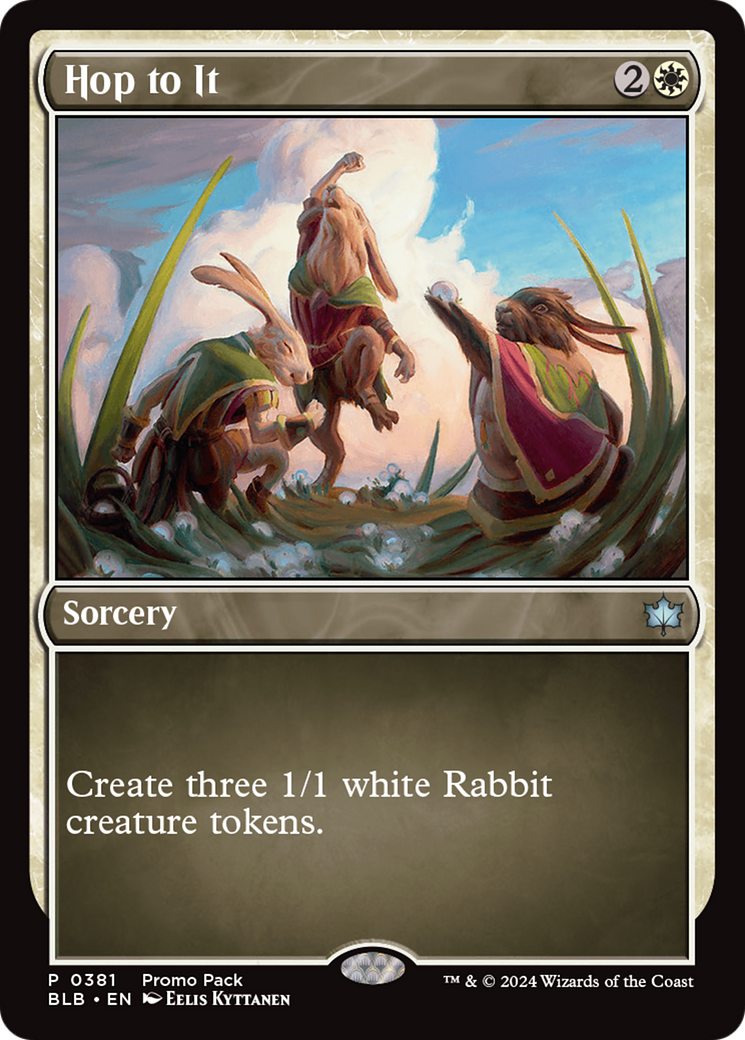 Hop to It [Bloomburrow Promos] | Card Citadel