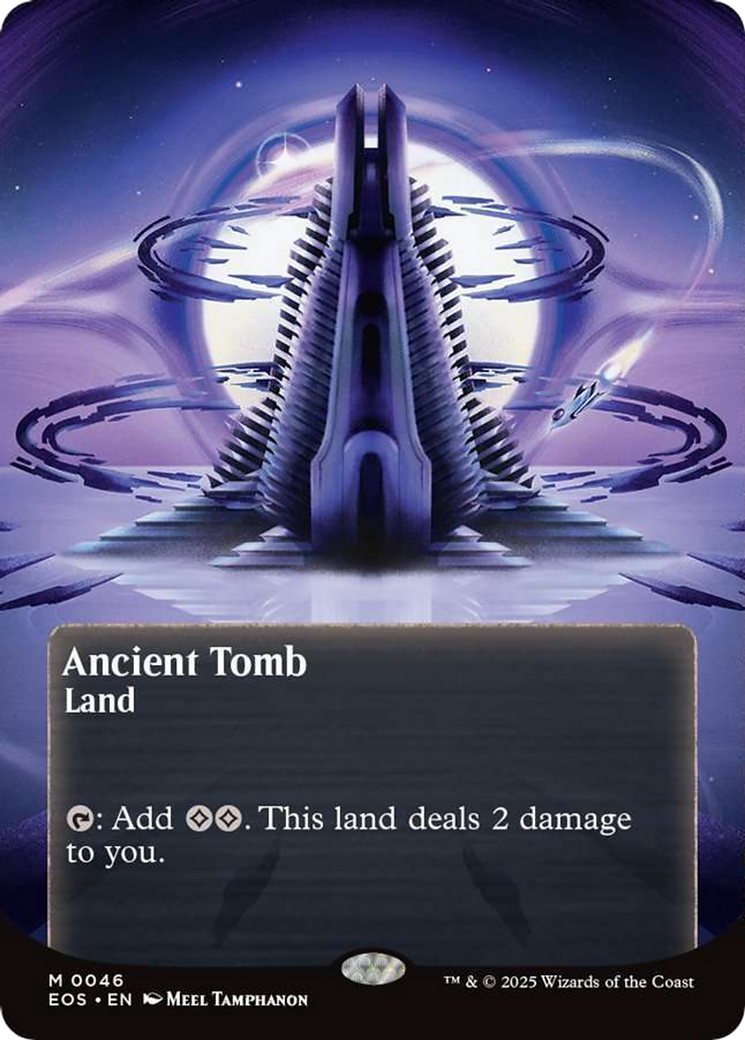 Ancient Tomb (0046) (Borderless) [Edge of Eternities: Stellar Sights] | Card Citadel
