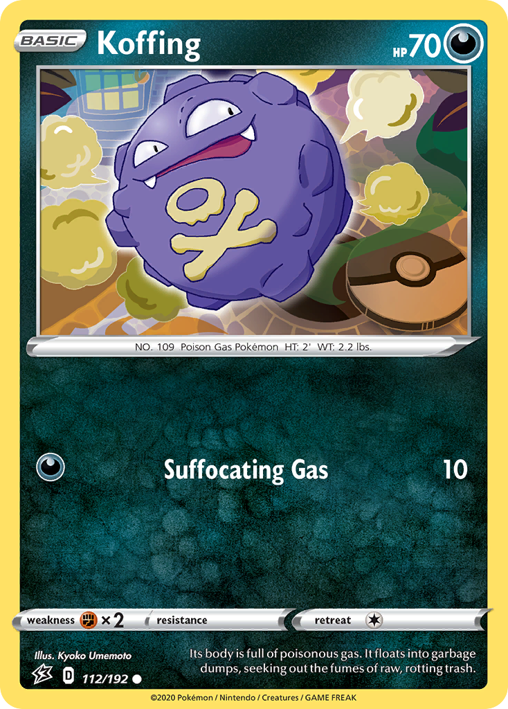 Koffing (112/192) [Sword & Shield: Rebel Clash] | Card Citadel