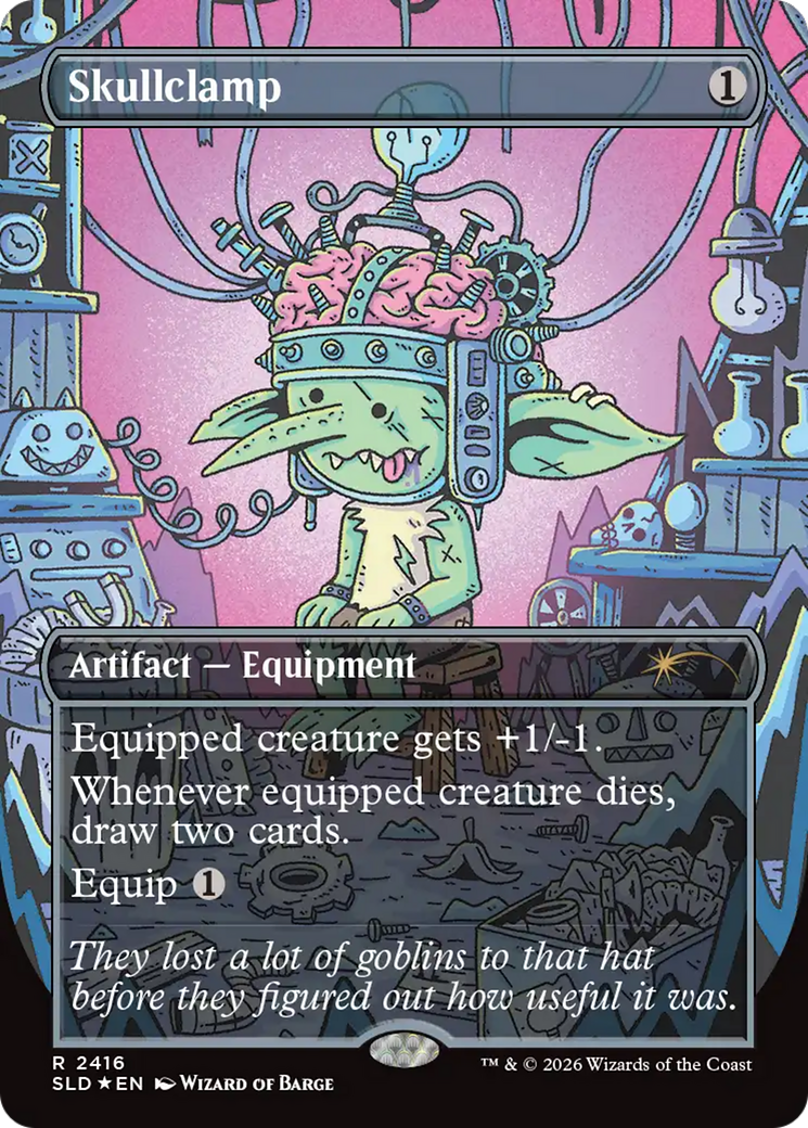 Skullclamp (2416) [Secret Lair Drop Series] | Card Citadel