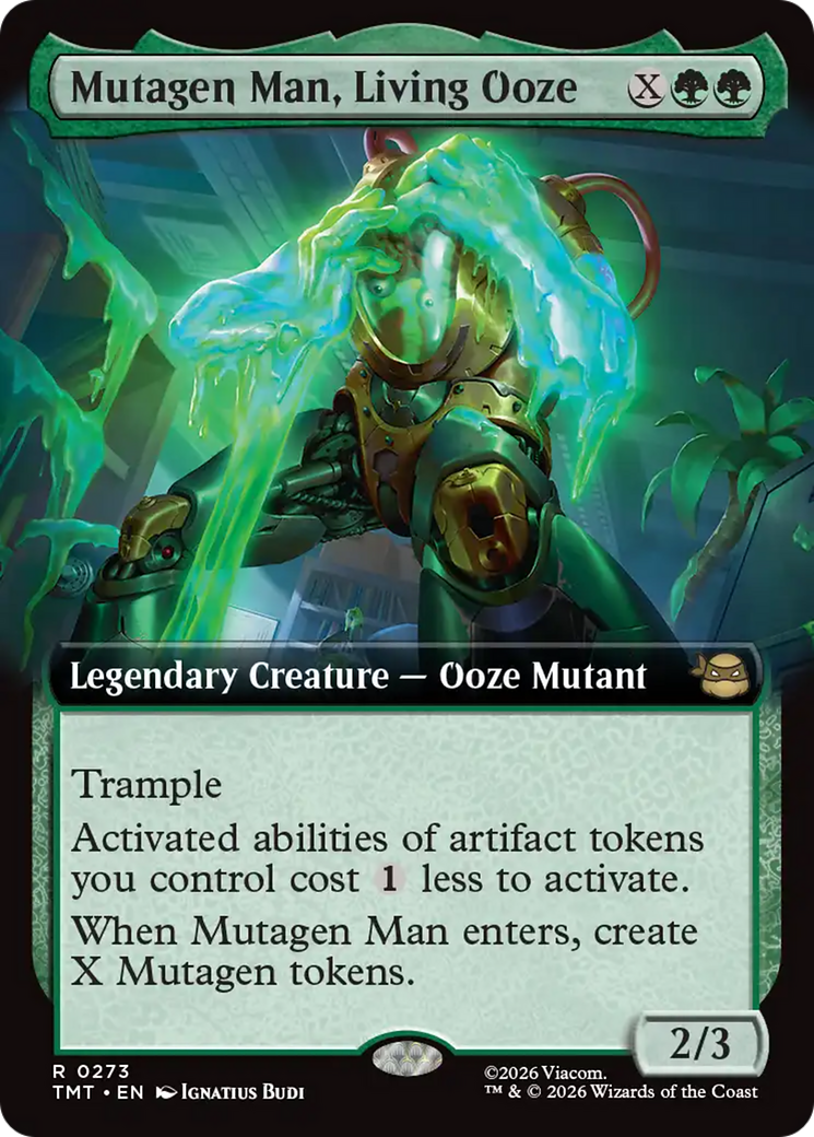 Mutagen Man, Living Ooze (Extended Art) [Teenage Mutant Ninja Turtles] | Card Citadel
