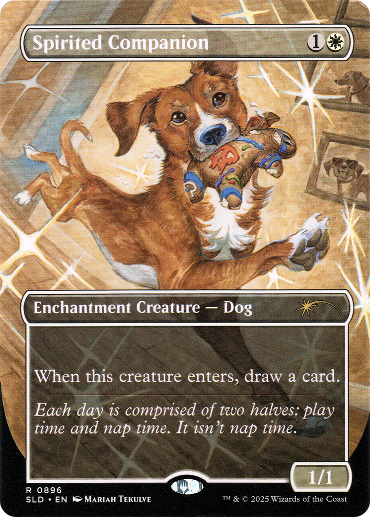 Spirited Companion (0896) (Rainbow Foil) [Secret Lair Drop Series] | Card Citadel
