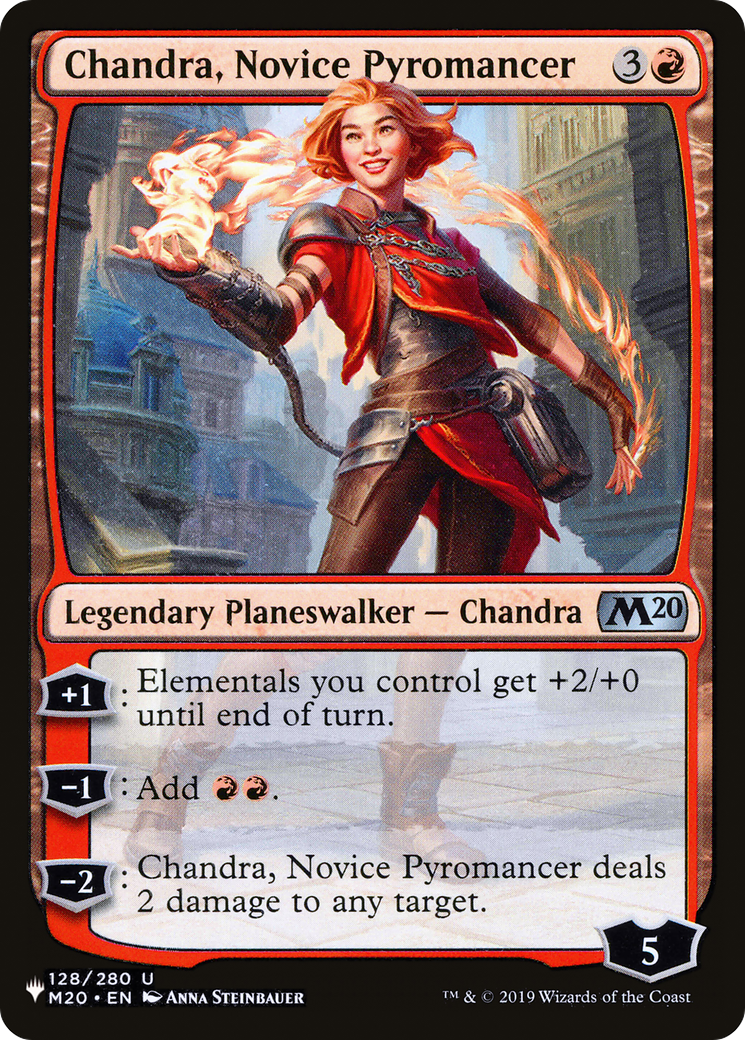 Chandra, Novice Pyromancer [The List Reprints] | Card Citadel