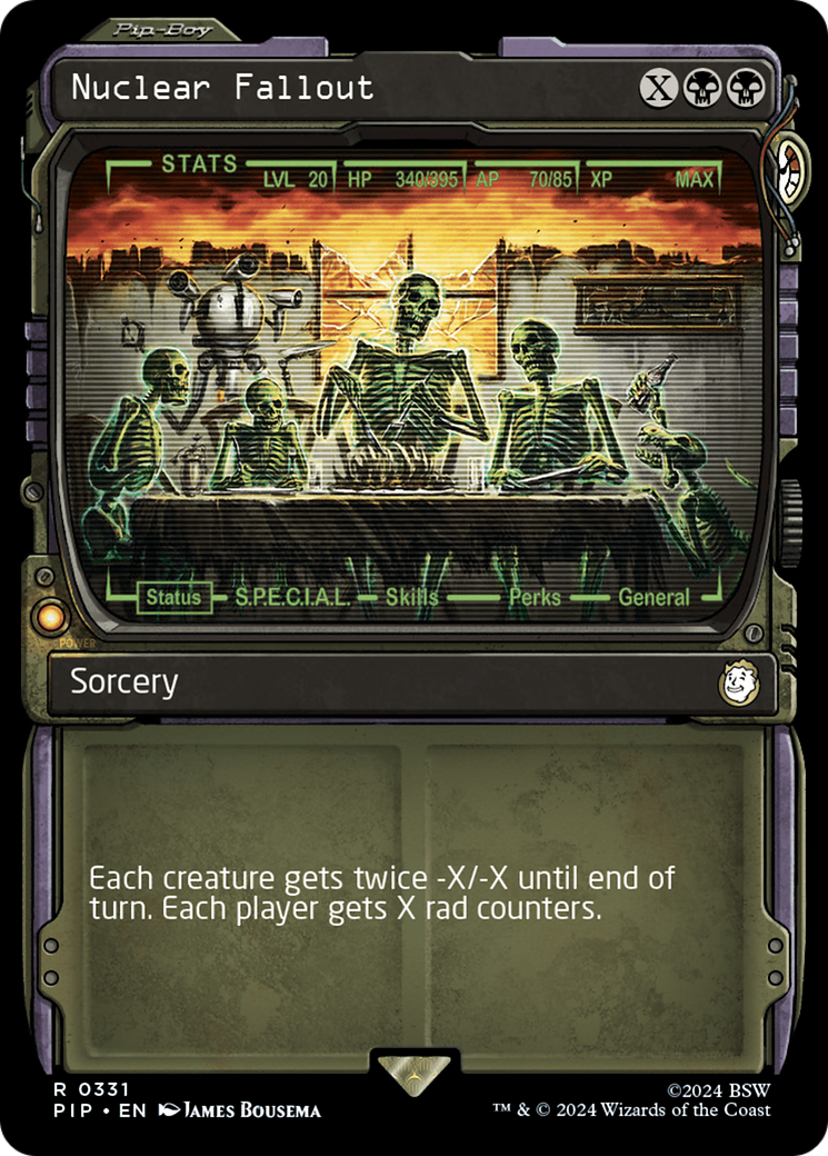 Nuclear Fallout (Showcase) [Fallout] | Card Citadel