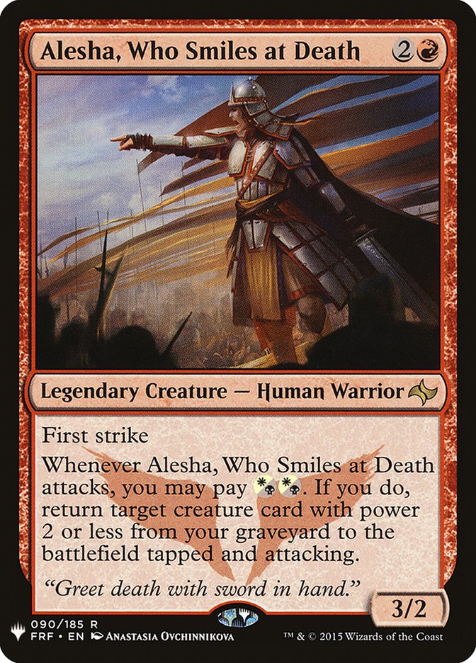 Alesha, Who Smiles at Death [The List] | Card Citadel