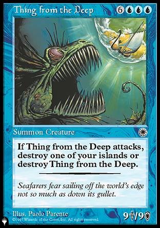 Thing from the Deep [The List] | Card Citadel