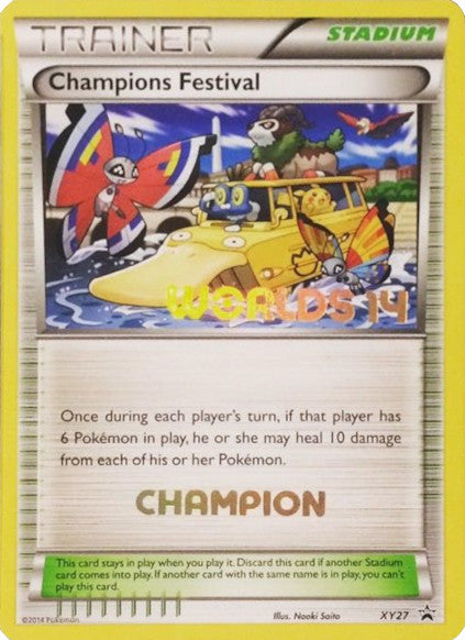 Champions Festival (XY27) (2014 Champion) [XY: Black Star Promos] | Card Citadel