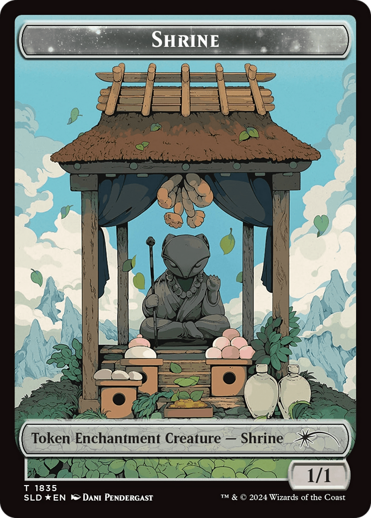 Shrine Token (Rainbow Foil) [Secret Lair: From Cute to Brute Tokens] | Card Citadel