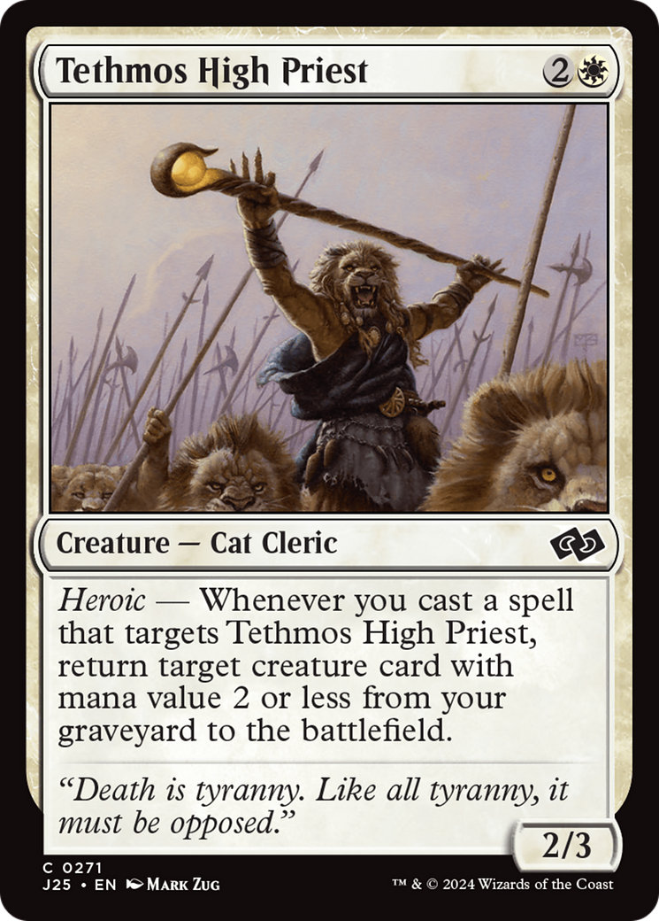 Tethmos High Priest [Foundations Jumpstart] | Card Citadel