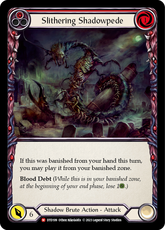 Slithering Shadowpede [DTD109] (Dusk Till Dawn) | Card Citadel