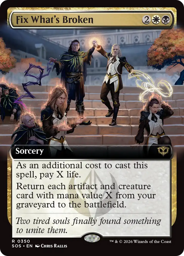 Fix What's Broken (Extended Art) [Secrets of Strixhaven] | Card Citadel