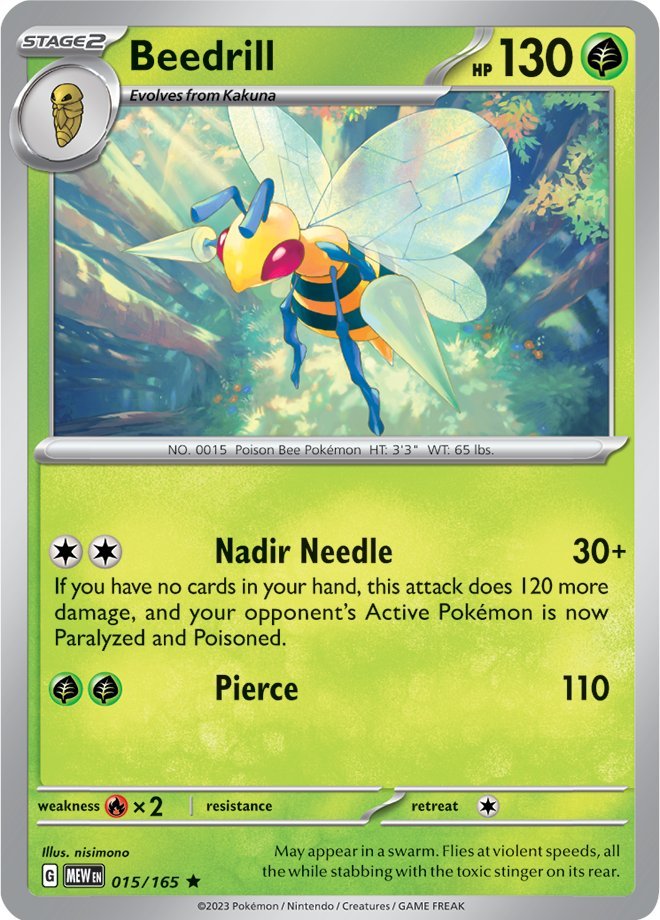 Beedrill (015/165) [Scarlet & Violet: 151] | Card Citadel