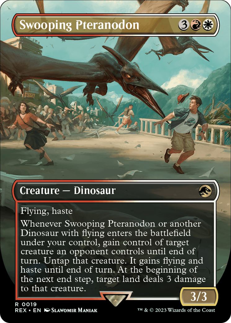 Swooping Pteranodon (Borderless) [Jurassic World Collection] | Card Citadel