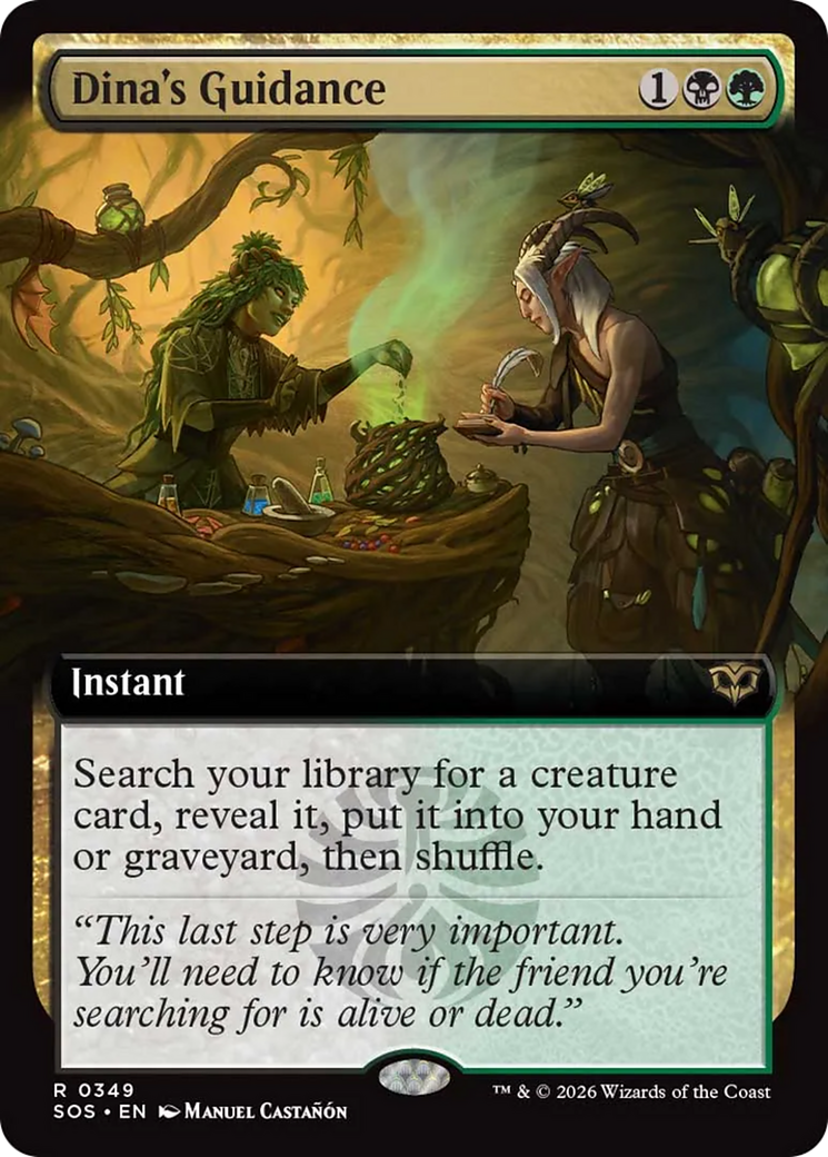 Dina's Guidance (Extended Art) [Secrets of Strixhaven] | Card Citadel