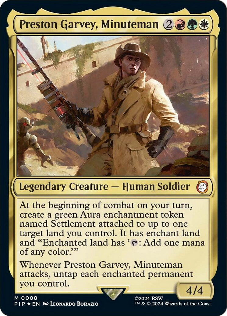 Preston Garvey, Minuteman [Fallout] | Card Citadel