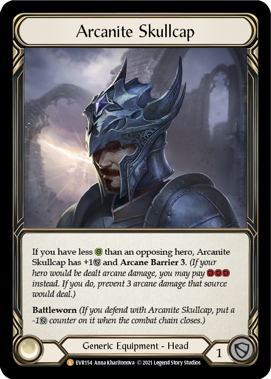 Arcanite Skullcap [EVR154] (Everfest)  1st Edition Normal | Card Citadel