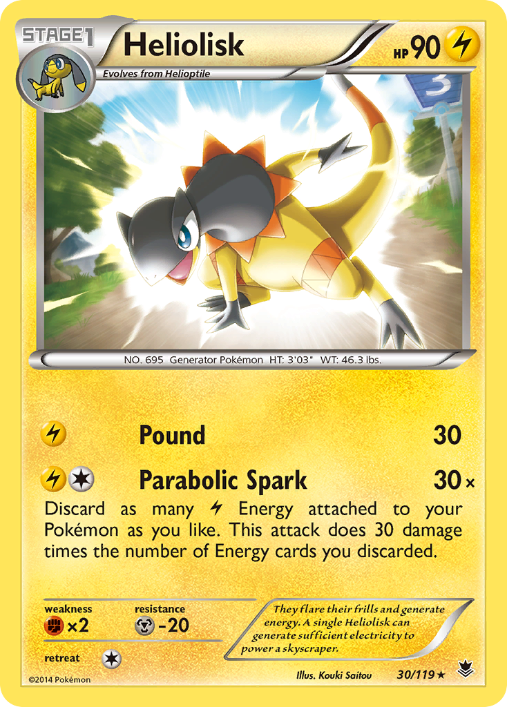 Heliolisk (30/119) [XY: Phantom Forces] | Card Citadel
