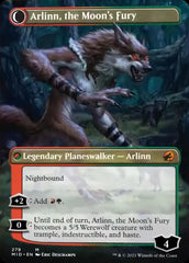 Arlinn, the Pack's Hope // Arlinn, the Moon's Fury (Borderless) [Innistrad: Midnight Hunt] | Card Citadel
