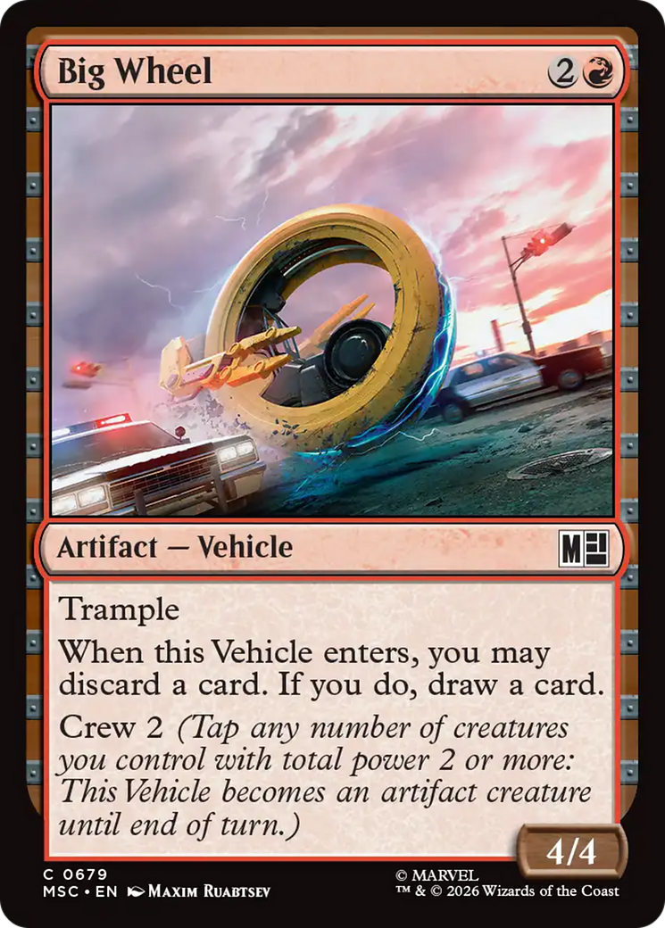 Big Wheel [Marvel Super Heroes Commander] | Card Citadel
