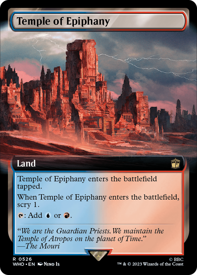 Temple of Epiphany (Extended Art) [Doctor Who] | Card Citadel