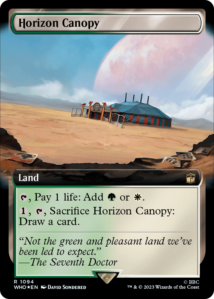 Horizon Canopy (Extended Art) (Surge Foil) [Doctor Who] | Card Citadel