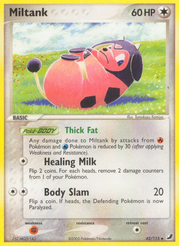 Miltank (42/115) [EX: Unseen Forces] | Card Citadel