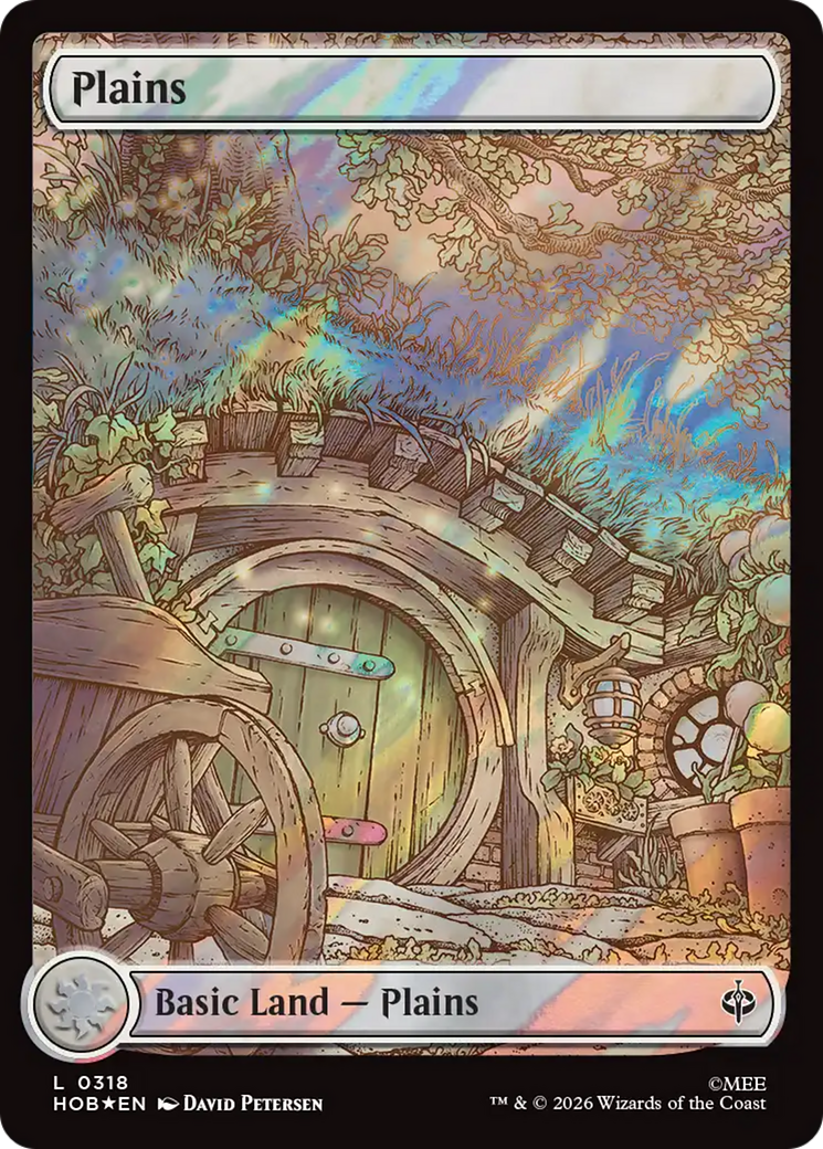 Plains (0318) (Surge Foil) [The Hobbit] | Card Citadel