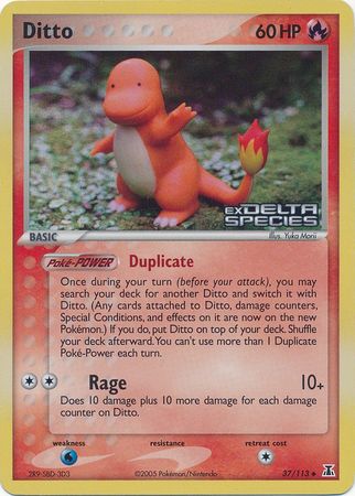Ditto (37/113) (Stamped) [EX: Delta Species] | Card Citadel
