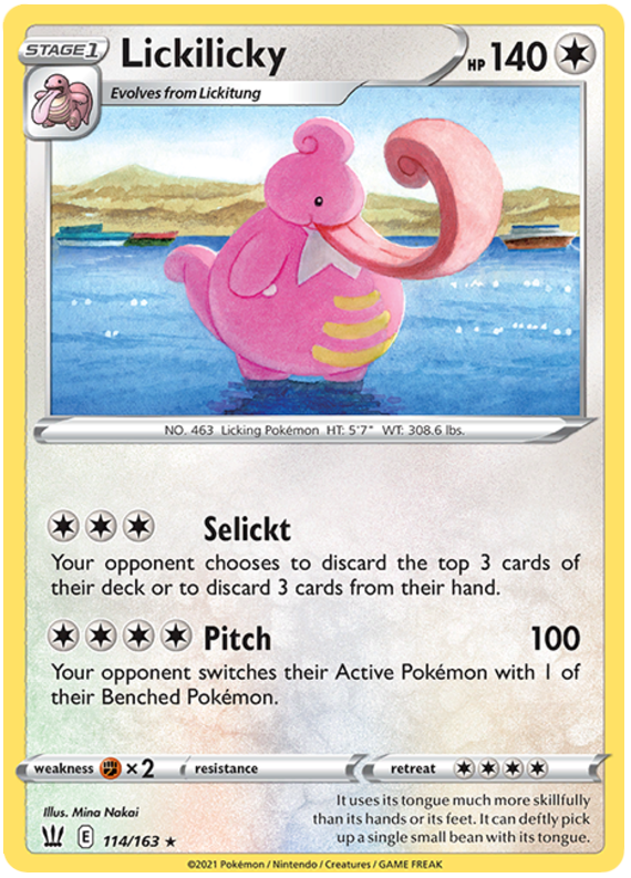 Lickilicky (114/163) [Sword & Shield: Battle Styles] | Card Citadel