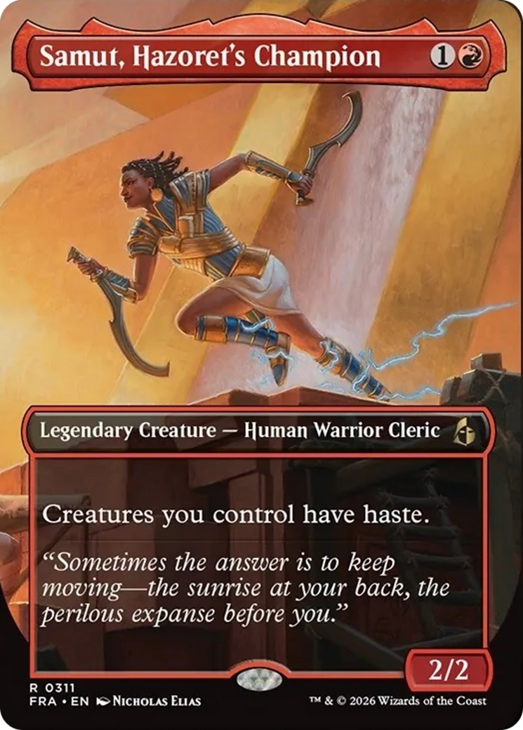 Samut, Hazoret's Champion (Borderless) [Reality Fracture] | Card Citadel