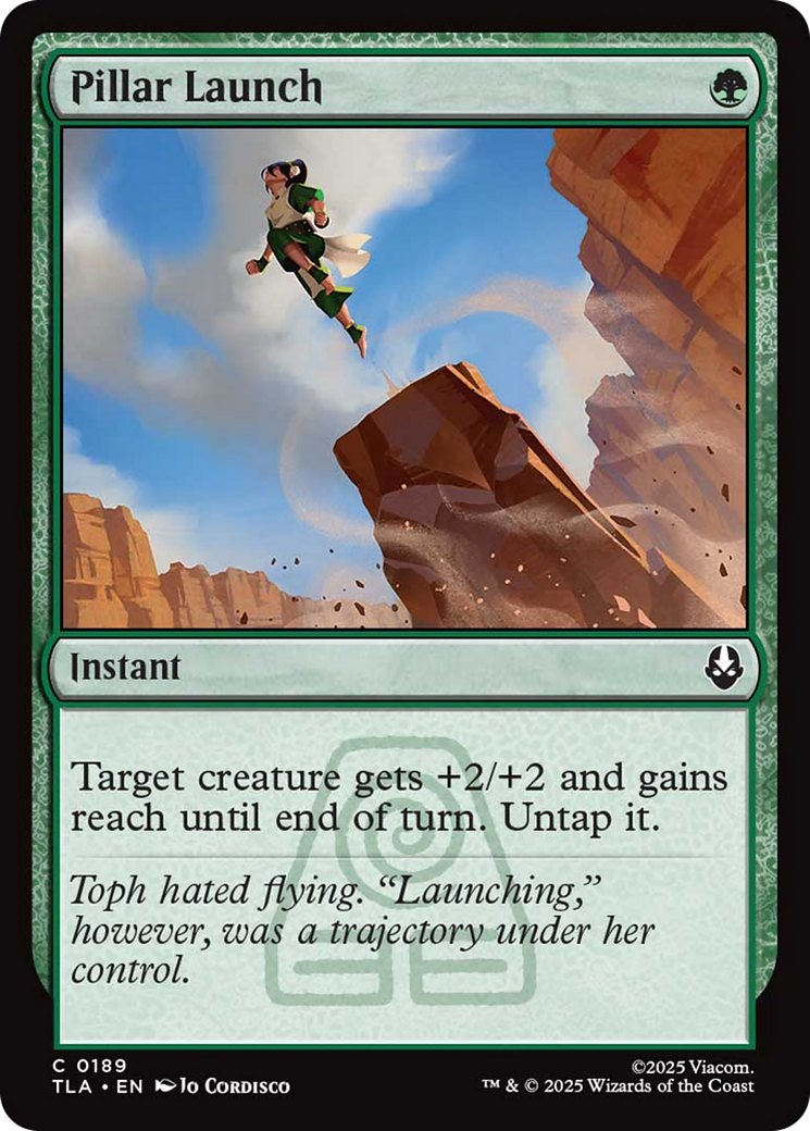 Pillar Launch [Avatar: The Last Airbender] | Card Citadel