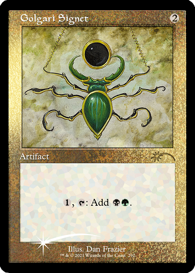 Golgari Signet (Retro) (Foil Etched) [Secret Lair Drop Series] | Card Citadel