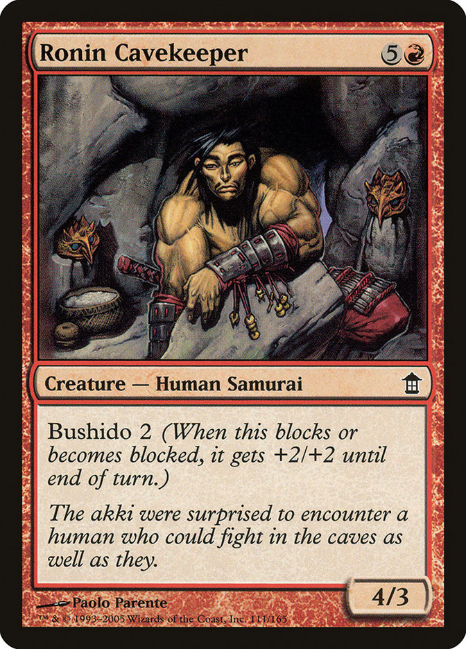 Ronin Cavekeeper [Saviors of Kamigawa] | Card Citadel