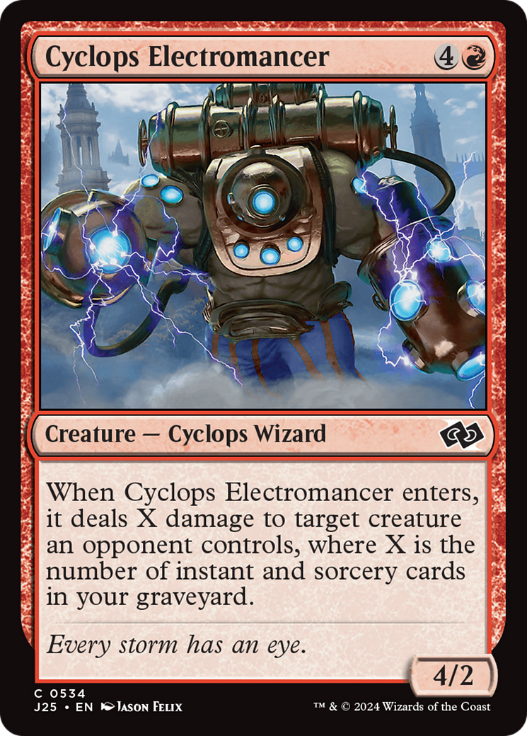 Cyclops Electromancer [Foundations Jumpstart] | Card Citadel