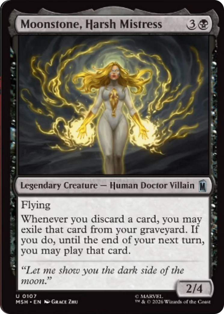 Moonstone, Harsh Mistress [Marvel Super Heroes] | Card Citadel