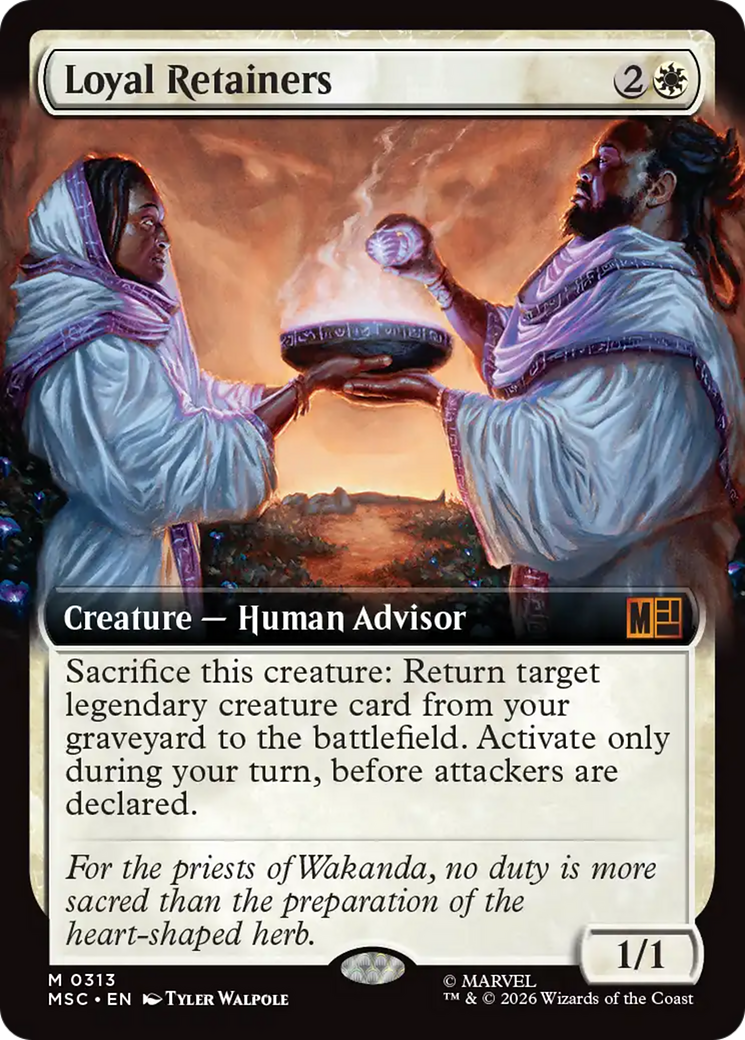 Loyal Retainers (Extended Art) [Marvel Super Heroes Commander] | Card Citadel