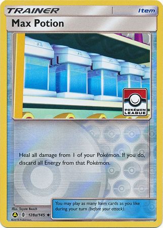 Max Potion (128a/145) (League Promo) [Sun & Moon: Guardians Rising] | Card Citadel