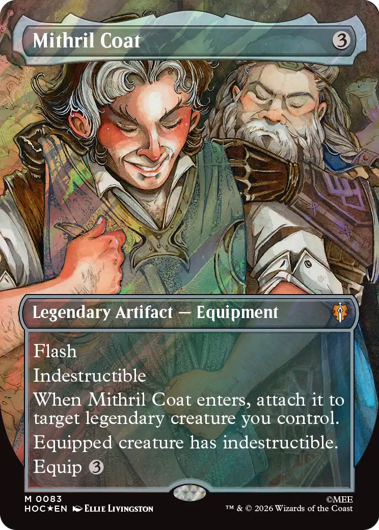 Mithril Coat (Borderless) (Surge Foil) [The Hobbit: Eternal-Legal] | Card Citadel
