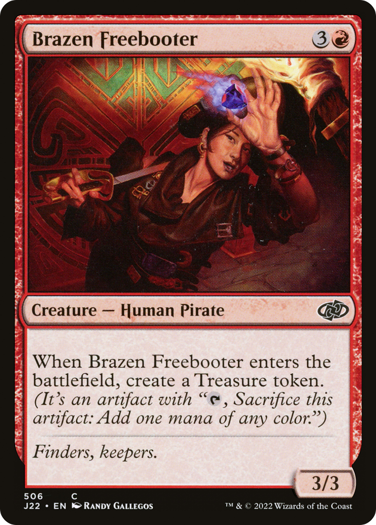 Brazen Freebooter [Jumpstart 2022] | Card Citadel