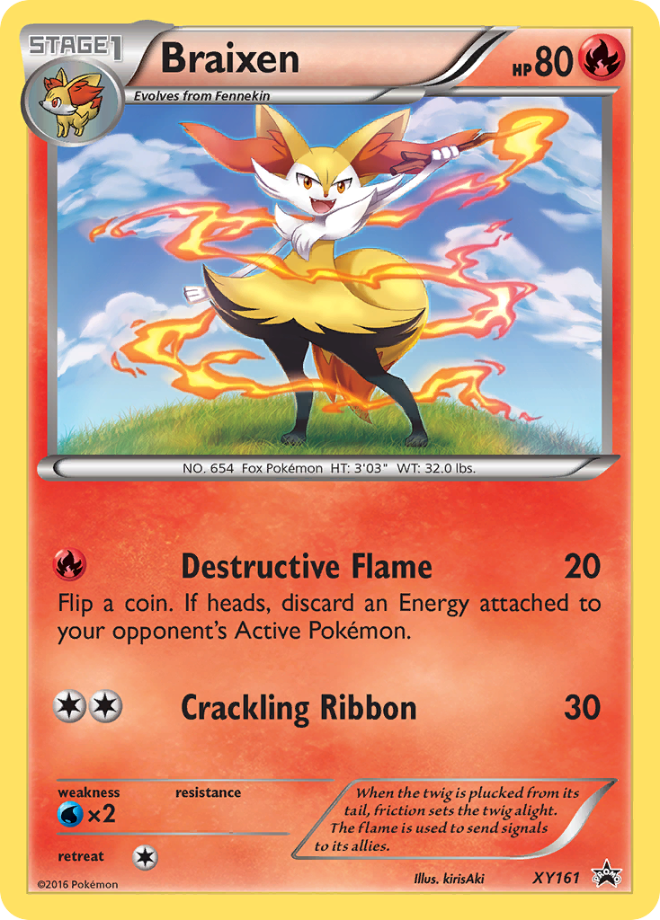 Braixen (XY161) [XY: Black Star Promos] | Card Citadel