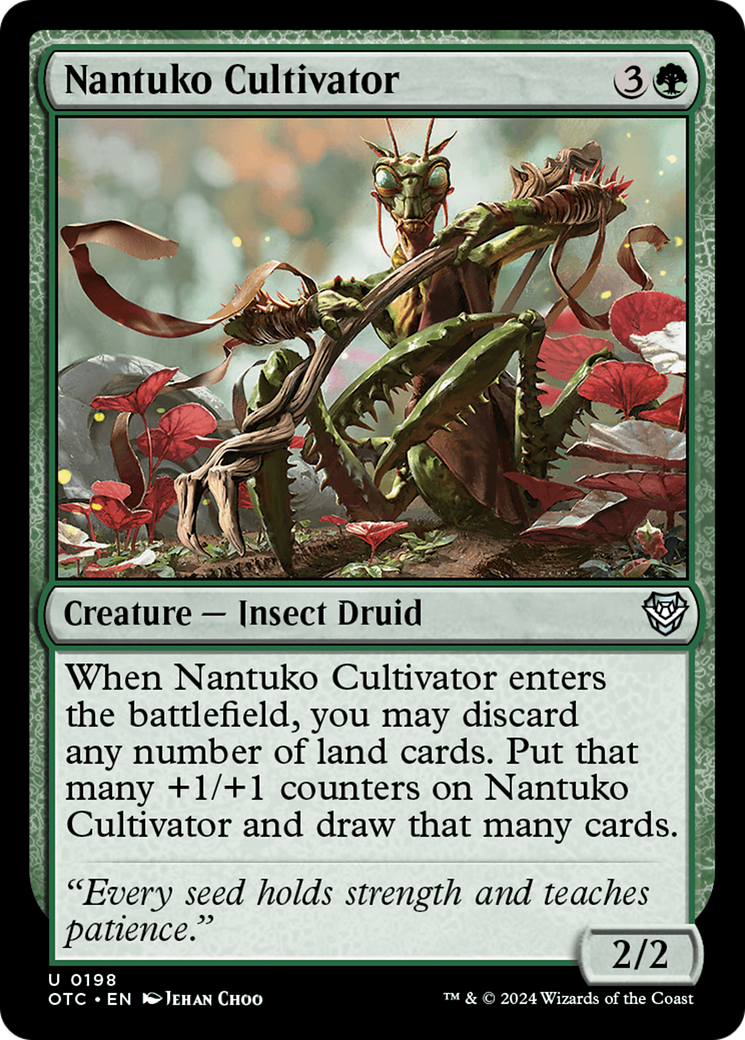 Nantuko Cultivator [Outlaws of Thunder Junction Commander] | Card Citadel