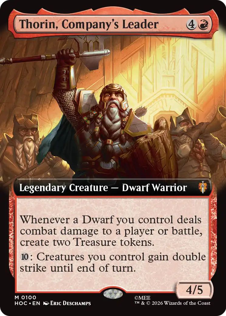 Thorin, Company's Leader (Extended Art) [The Hobbit: Eternal-Legal] | Card Citadel