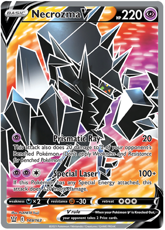 Necrozma V (149/163) [Sword & Shield: Battle Styles] | Card Citadel