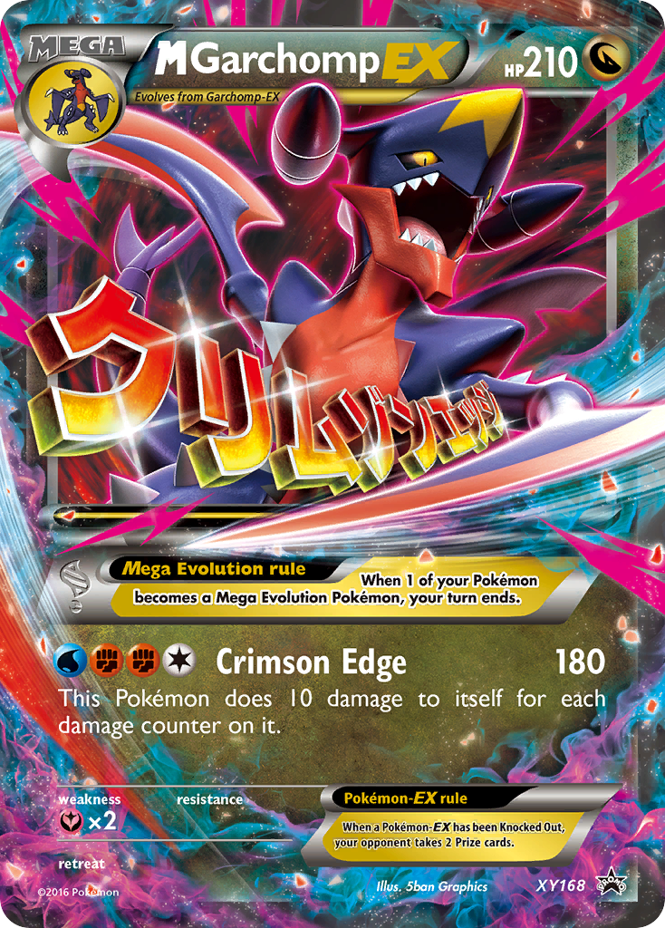 M Garchomp EX (XY168) [XY: Black Star Promos] | Card Citadel