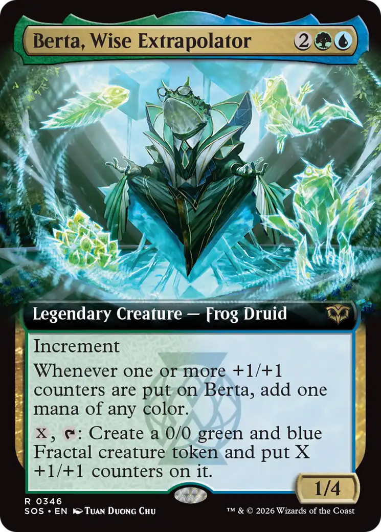 Berta, Wise Extrapolator (Extended Art) [Secrets of Strixhaven] | Card Citadel