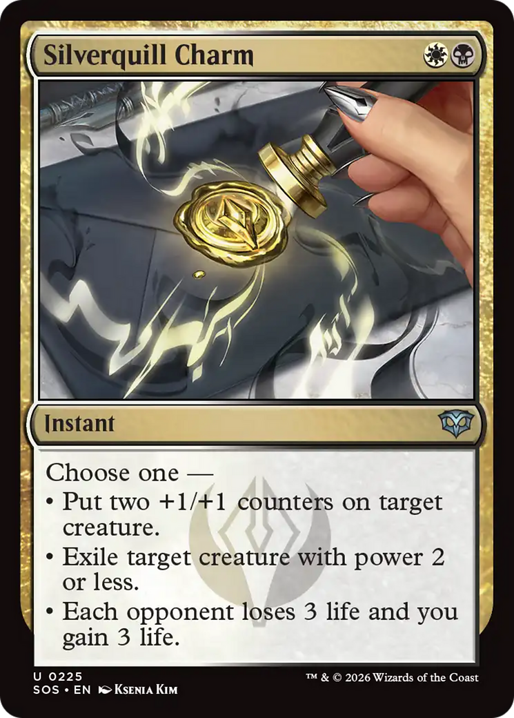 Silverquill Charm [Secrets of Strixhaven] | Card Citadel